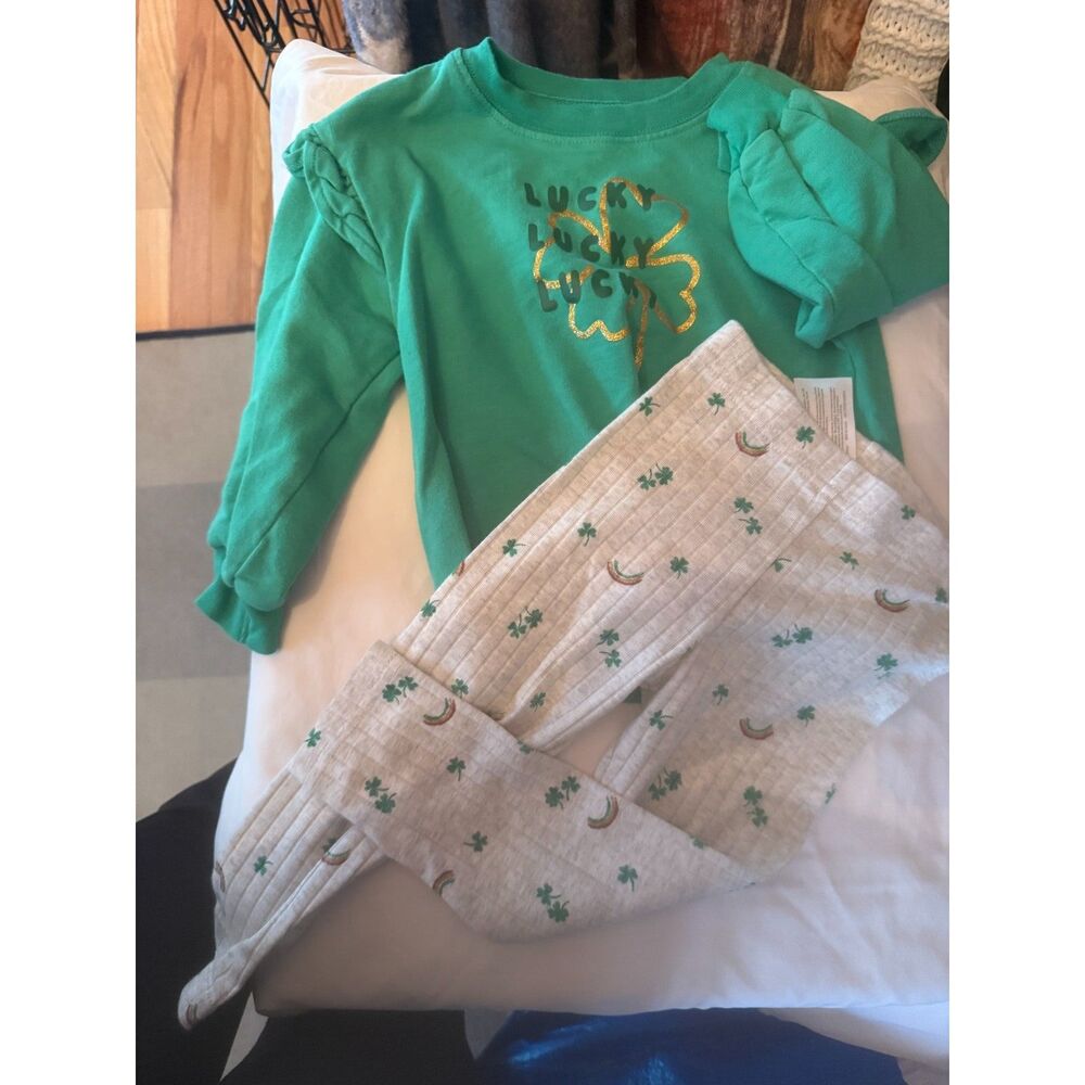 Carter's Toddler Girl 2T St. Patrick's Day Outfit EUC